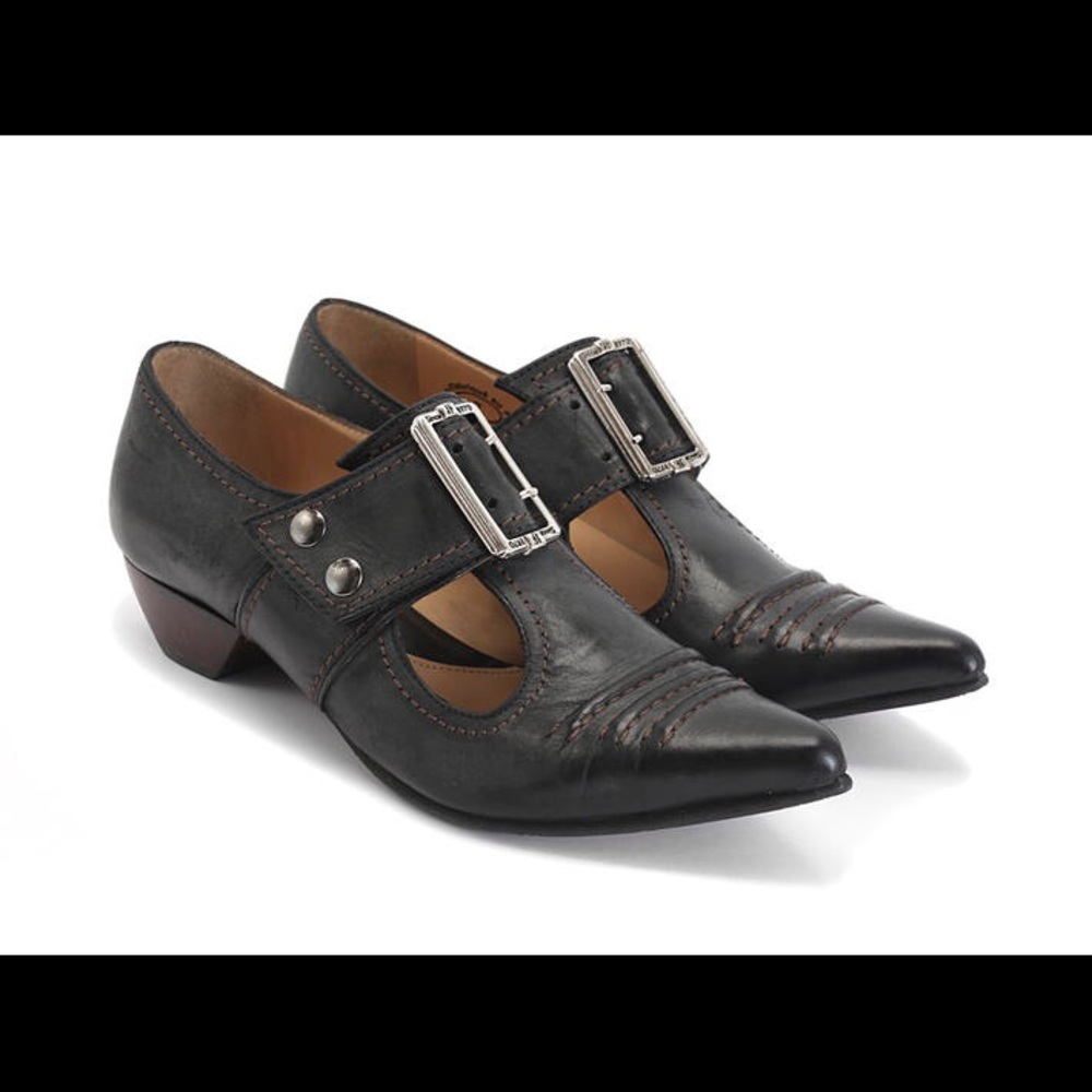 Fluevog Truth Pilgrim loafer black leather size 7